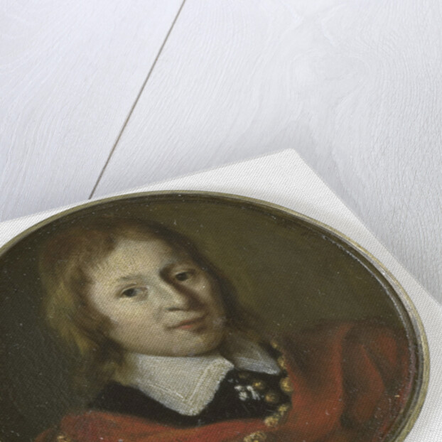 Portrait of a fifteen year old boy by Gerrit Lundens