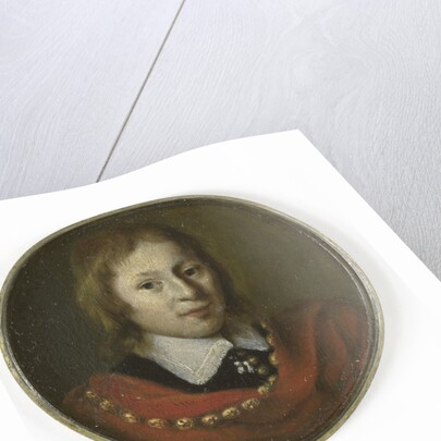 Portrait of a fifteen year old boy by Gerrit Lundens