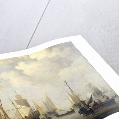 A Calm at Sea by Willem van de Velde II