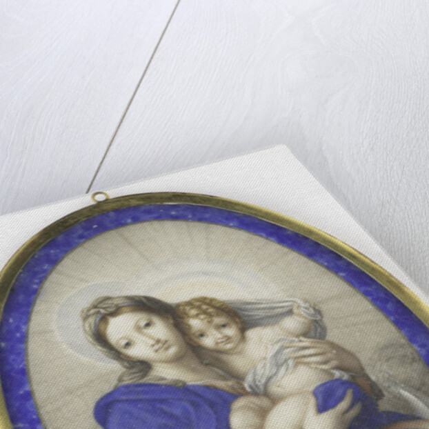 Madonna on the crescent moon by Felice Ramelli