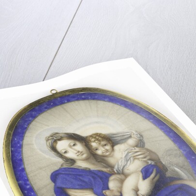 Madonna on the crescent moon by Felice Ramelli