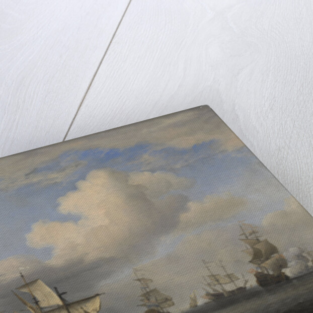 Captured English Ships after the Four Days Battle by Willem van de Velde II