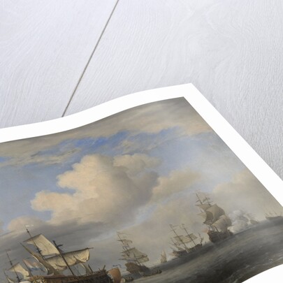 Captured English Ships after the Four Days Battle by Willem van de Velde II