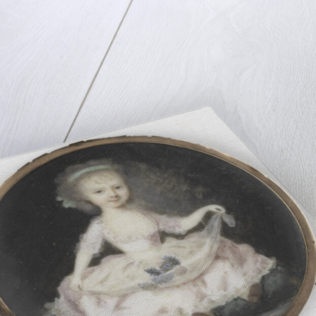 Portrait of a child, held for Frederica Louisa Wilhelmina, 1770-1819, princes of Oranje-Nassau. Daughter of prins Willem V by Antonie Joseph Helant