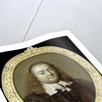 Portrait of Joannes Fredericus Gronovius, Philologist and Jurist, Professor in Leiden The Netherlands by Jan Maurits Quinkhard