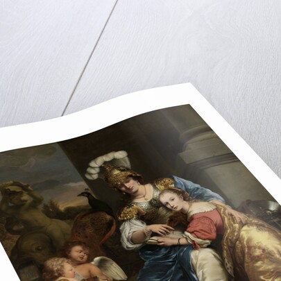 Margarita Trip as Minerva, Instructing her Sister Anna Maria Trip by Ferdinand Bol