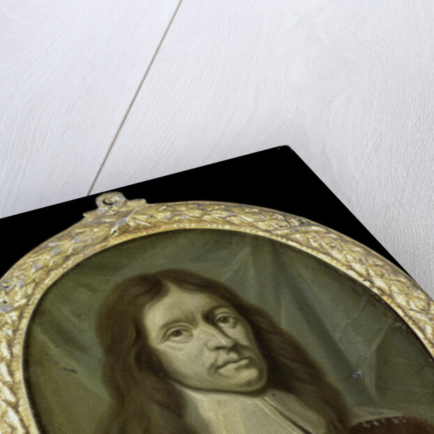Portrait of Simon Abbes Gabbema, Historian of Friesland in Leeuwarden The Netherlands by Arnoud van Halen