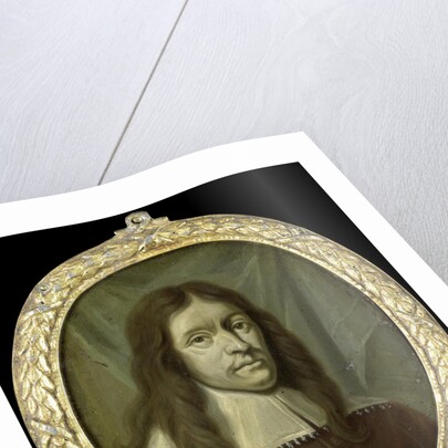 Portrait of Simon Abbes Gabbema, Historian of Friesland in Leeuwarden The Netherlands by Arnoud van Halen