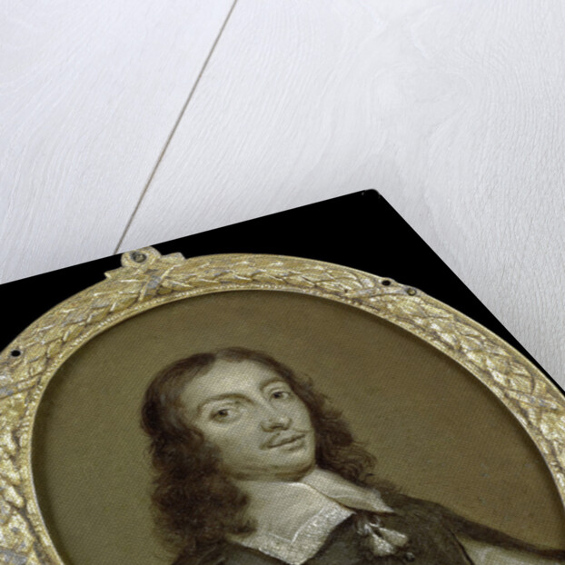 Portrait of Frans Godin, Poet in Brussels Belgium by Jan Maurits Quinkhard