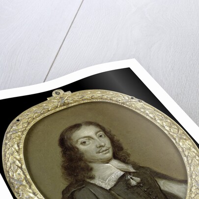 Portrait of Frans Godin, Poet in Brussels Belgium by Jan Maurits Quinkhard