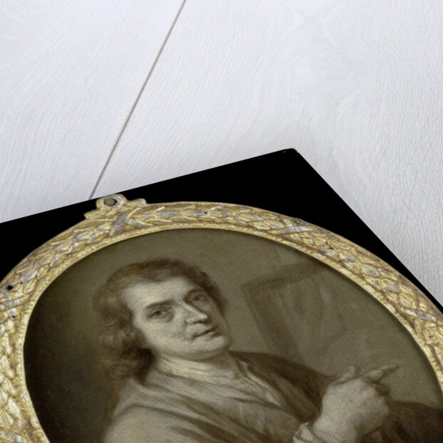 Portrait of Joost van Geel, Painter and Poet in Rotterdam The Netherlands by Jan Maurits Quinkhard