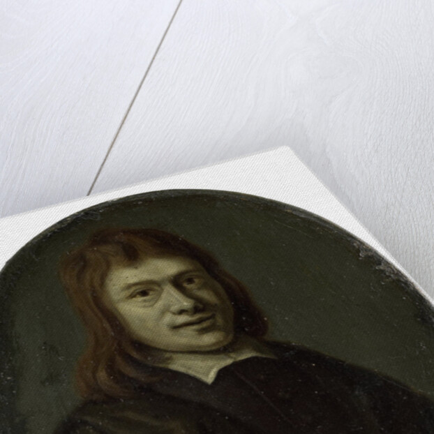 Portrait of Frans van Hoogstraten, Poet and Bookseller in Rotterdam and Dordrecht The Netherlands by Arnoud van Halen