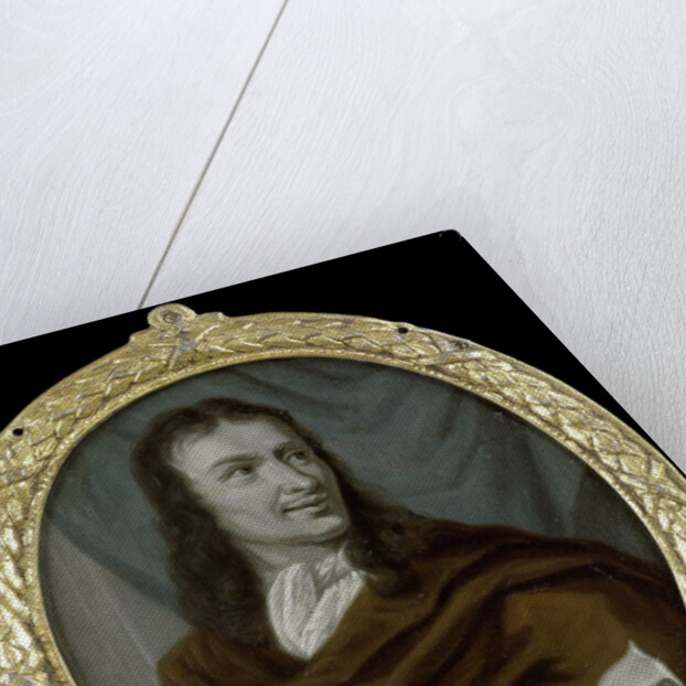 Portrait of Pieter Verhoek, Poet and Marble Painter in Amsterdam by Arnoud van Halen