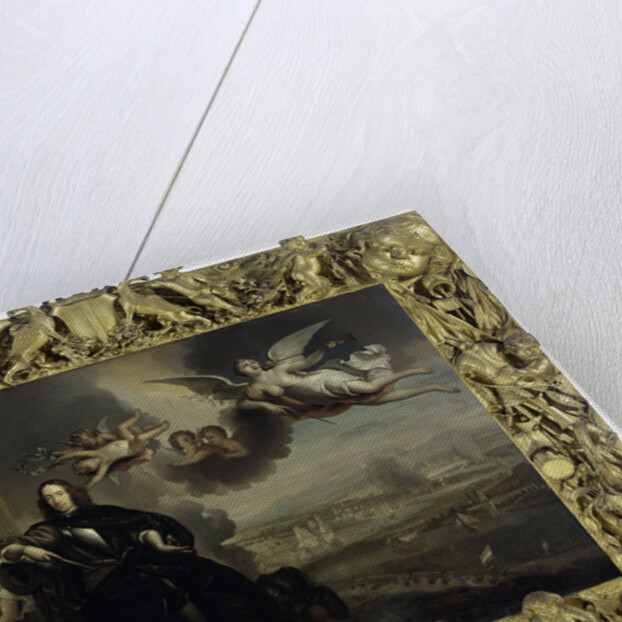 Apotheosis of Cornelis de Witt, with the Fleet on its way to Chatham in the background by Jan de Baen
