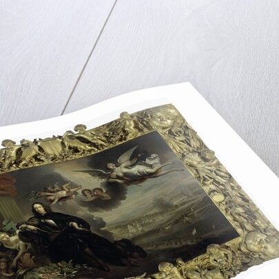 Apotheosis of Cornelis de Witt, with the Fleet on its way to Chatham in the background by Jan de Baen