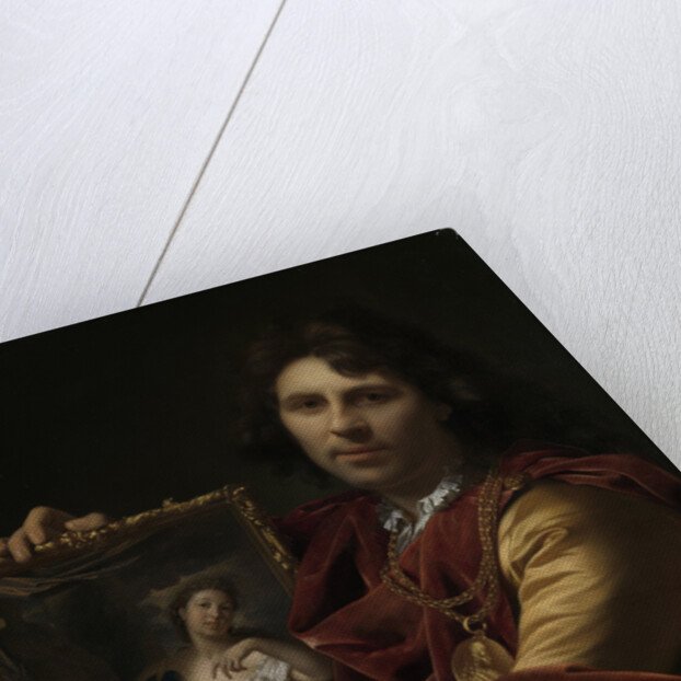 Self-portrait with the Portrait of his Wife, Margaretha van Rees, and their Daughter Maria by Adriaen van der Werff