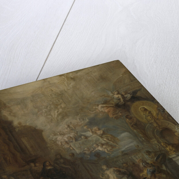 Allegory of the Farewell of William III from Amalia van Solms following the transfer of Regency to the States General by Theodoor van Thulden