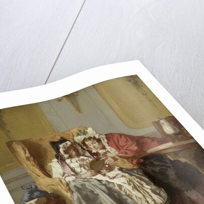 Two Women Admiring a Painting by Alexander Hugo Bakker Korff