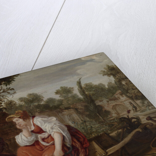 Vertumnus and Pomona by Jan Tengnagel