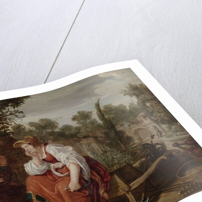 Vertumnus and Pomona by Jan Tengnagel