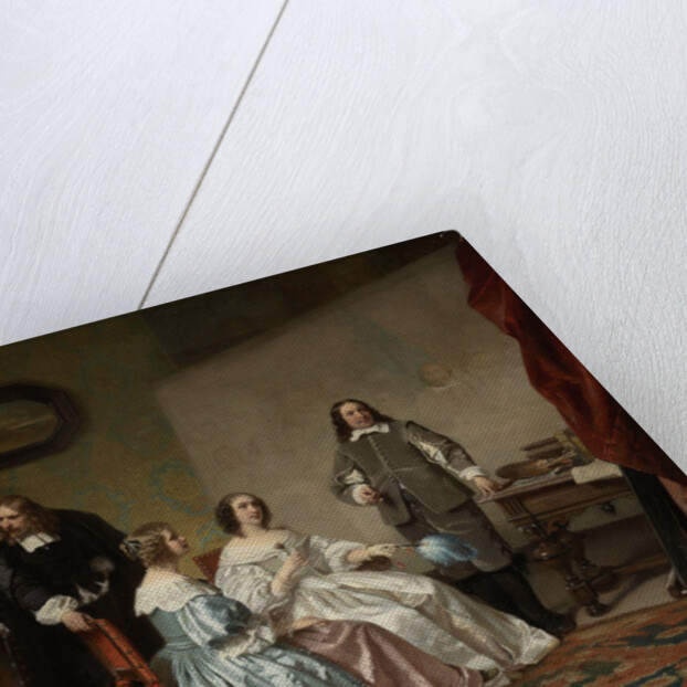 The Princess of Orange Visiting the Work-shop of Bartholomeus van der Helst by Hendrik Jacobus Scholten