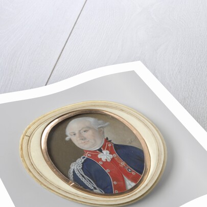 Portrait of an officer, presumably R.T. van Kruissen by Simon Schaasberg