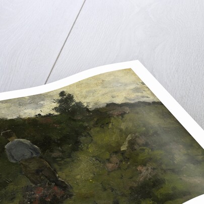 Farmer at a forest edge, 1889 by Richard Roland Holst