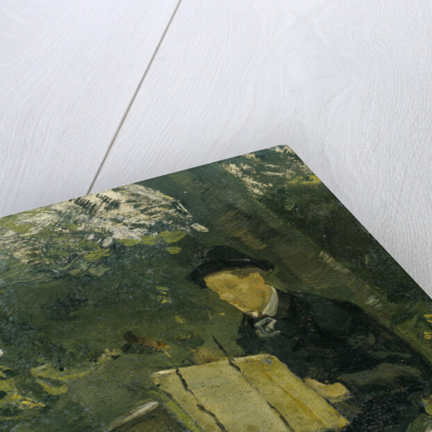 Jan Verkade, 1868-1946, painting under a tree 1891 by Richard Roland Holst