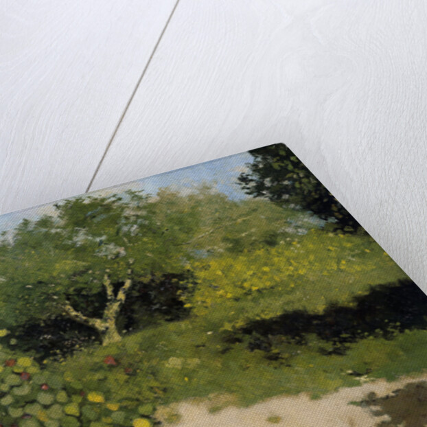 Garden Corner with nasturtium, Tropaeolum majus by Richard Roland Holst