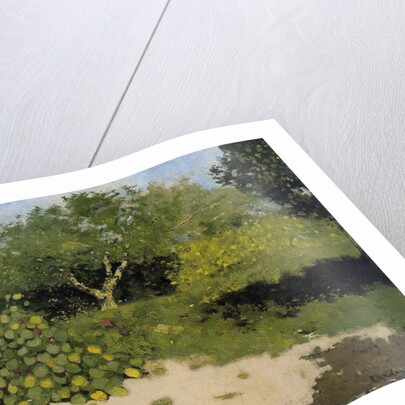 Garden Corner with nasturtium, Tropaeolum majus by Richard Roland Holst