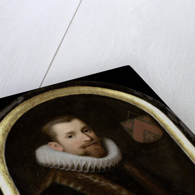 Portrait of Floris Gerritsz Overrijn van Schoterbosch by Cornelis Engelsz.