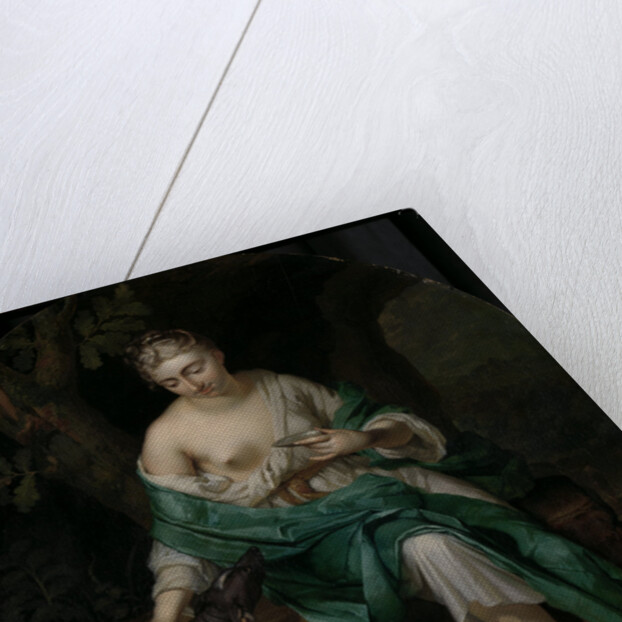 A Woman with a Dog by Herman van der Mijn