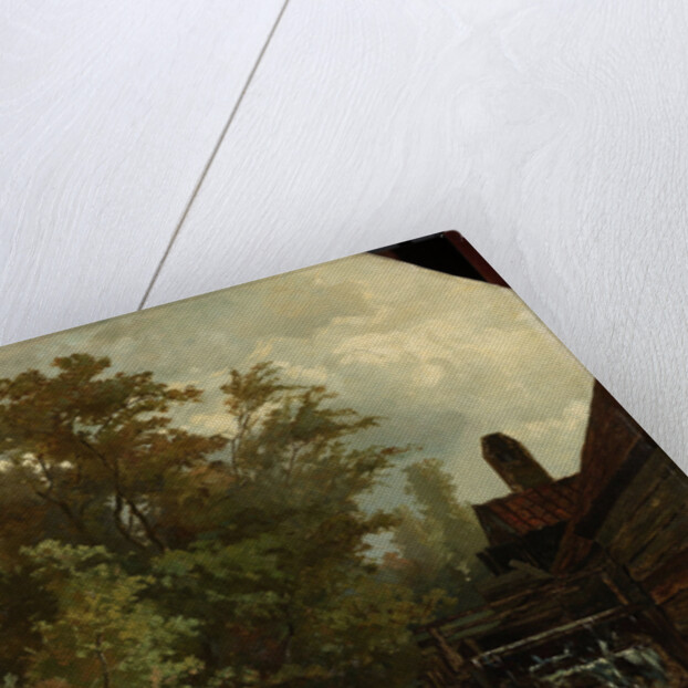 Jacob van Ruisdael Sketching a Watermill by Albert Gerard Bilders