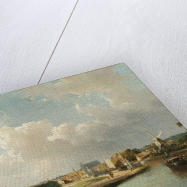 View of The Hague from the Canal called the Delftsche Vaart in the 17th Century, Cornelis Springer by Kasparus Karsen