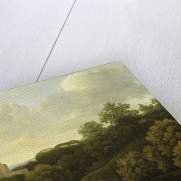 Wooded Landscape with River by Johan de Lagoor