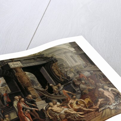 The Healing of the Paralytic, Pool of Bethesda by Pieter Aertsen