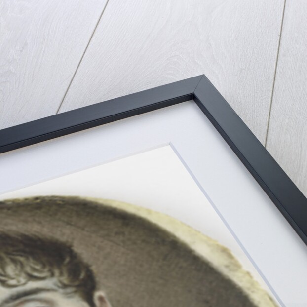 Portrait of a unknown man by Hendrik Willem Caspari