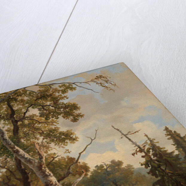 Forest scene near Wolfheze, The Netherlands by Johannes Warnardus Bilders