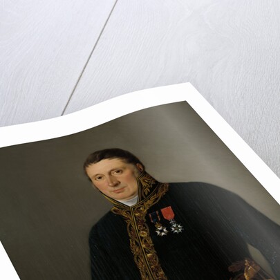 Portrait of Inspector-General A.F. Goudriaan by Izaak Schouman