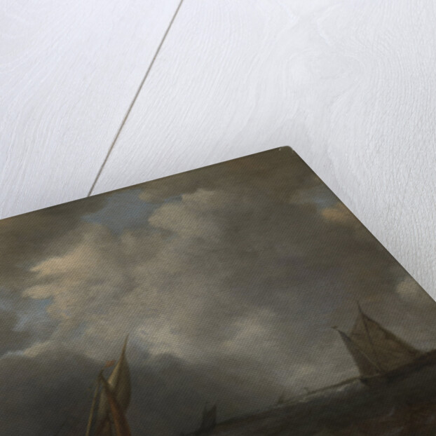 Storm on the Meuse River by Hendrick Martensz. Sorgh