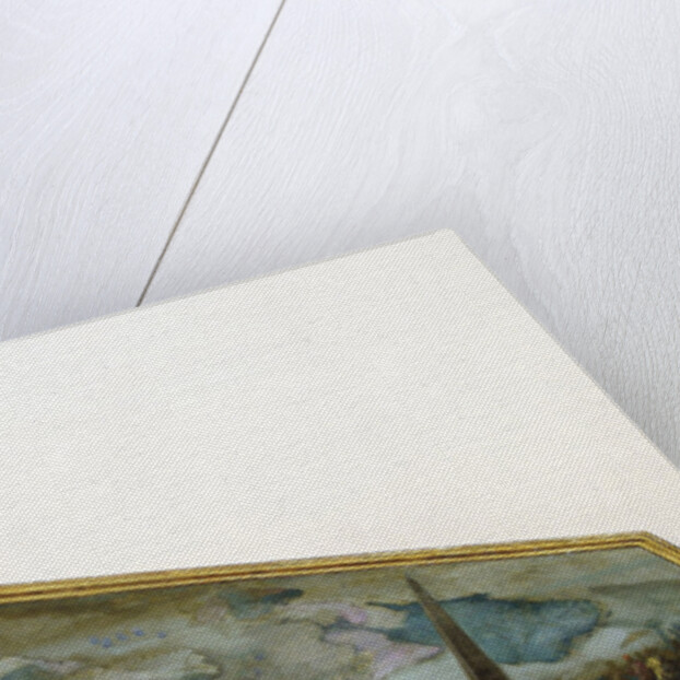 Harpsichord Lid showing an Allegory of Amsterdam as the Center of World Trade by Firma Ruckers