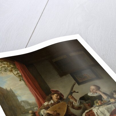 The Lutenist by Hendrick Martensz. Sorgh