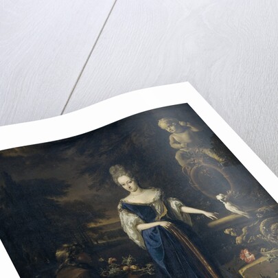 Portrait of Maria Cornelisz, Wife of Silvester van Tongeren by Jan Weenix