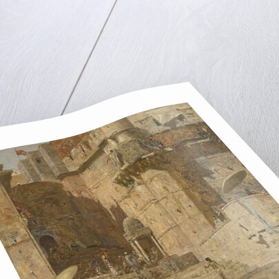 Benares, Banaras or Kashi, an Indian city on the banks of the Ganga in Uttar Prades, India 1913 by Marius Bauer