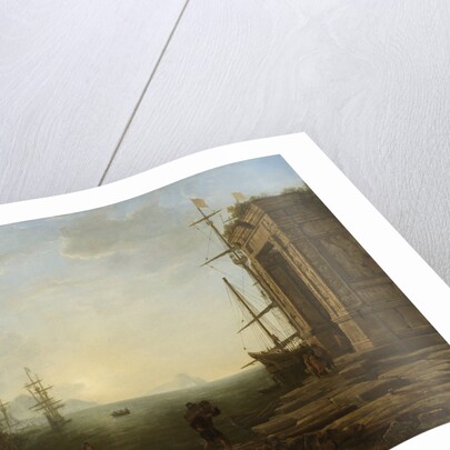 Harbour at Sunrise, Gellée, Le Lorrain by Claude