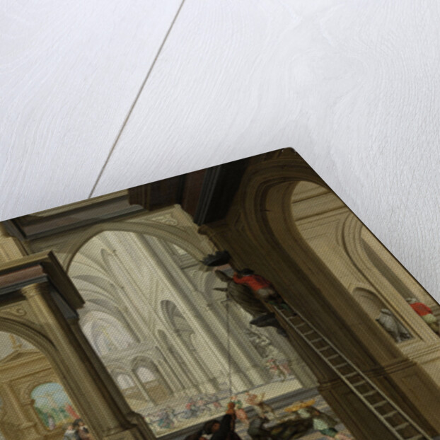 Iconoclasm in a Church by Dirck van Delen