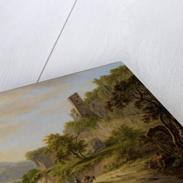 View on Civita Castellanain the province of Viterbo, Italy by Daniël Dupré