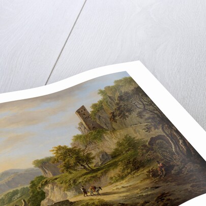 View on Civita Castellanain the province of Viterbo, Italy by Daniël Dupré