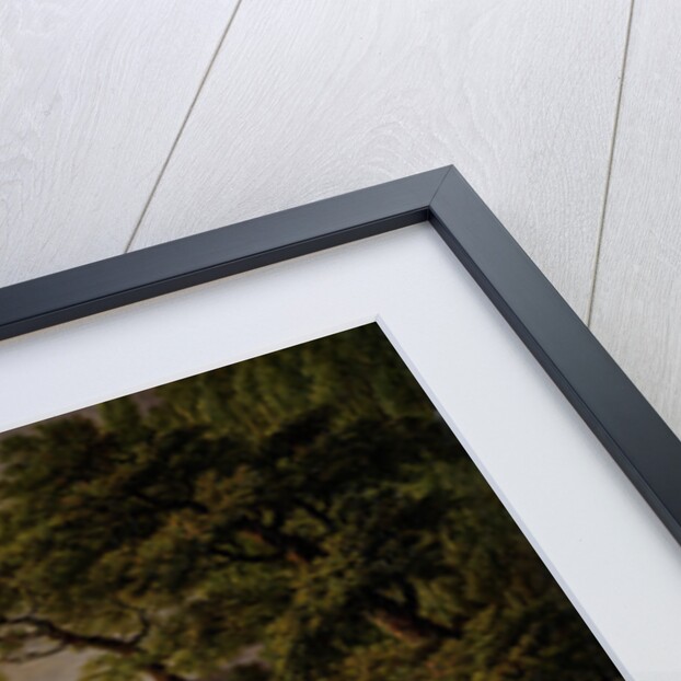 Arcadian Landscape with sunset by Daniël Dupré