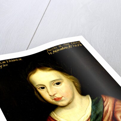 Portrait of William III, Prince of Orange, Willem III van Oranje by Workshop of Gerard van Honthorst